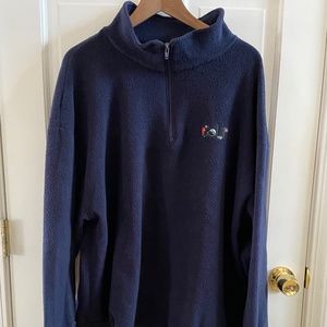 Vintage Mad-Mag Fashions Inc. golf quarter zip fleece pullover